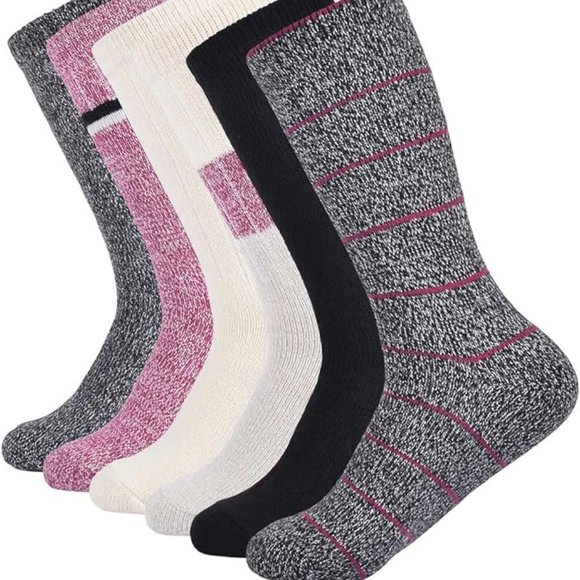 NWT Lucky Brand Women's Super Soft Boot Socks 6 Pairs Size 5-10 Colors $50 AA104 - Picture 1 of 2